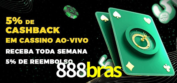 Promoções do cassino ao Vivo 888bras